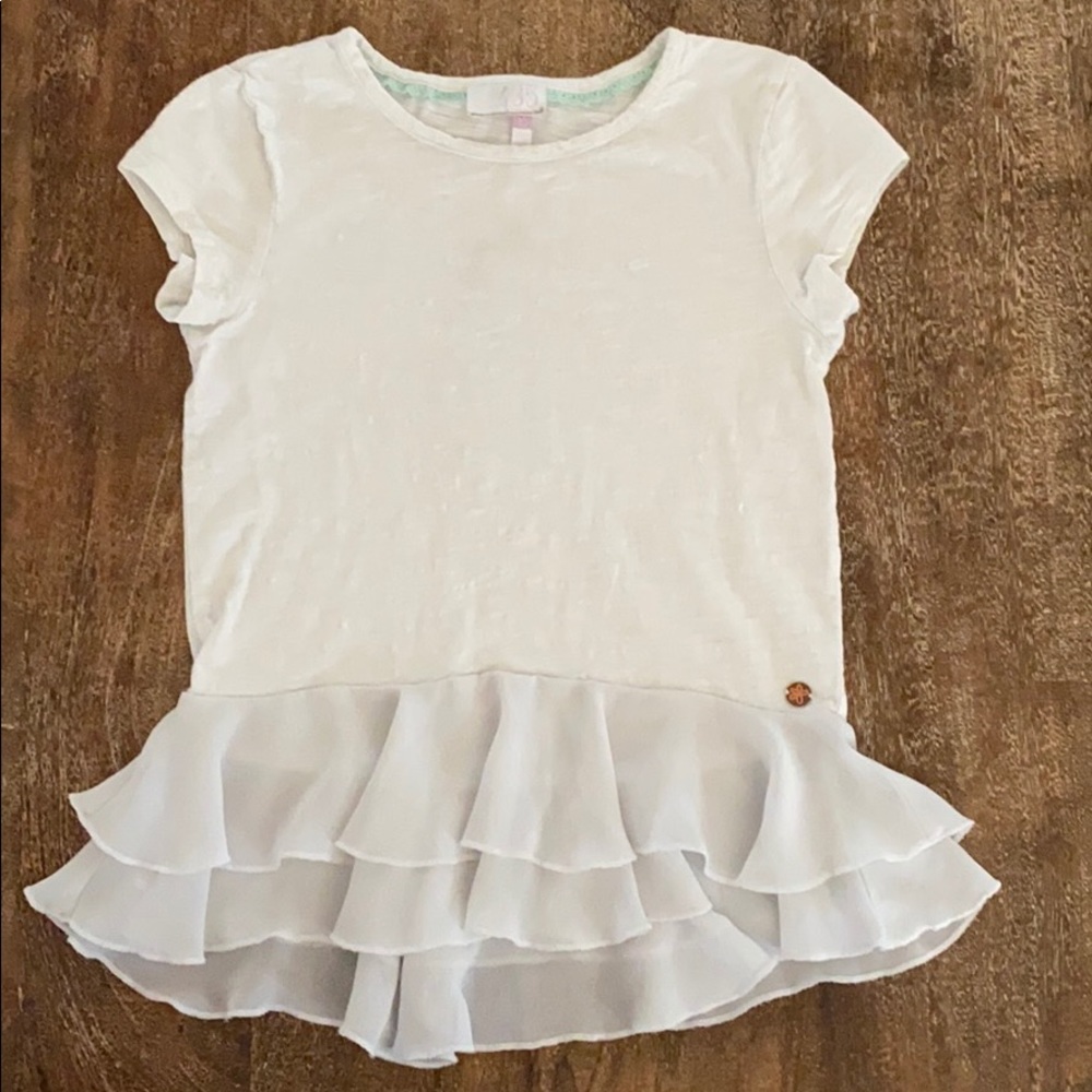 Matilda Jane 435 short sleeve peplum shirt size 10